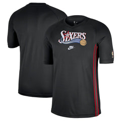 Philadelphia 76ers Classic Edition Hardwood Classics Authentic Game Shooting T-Shirt - Black discount