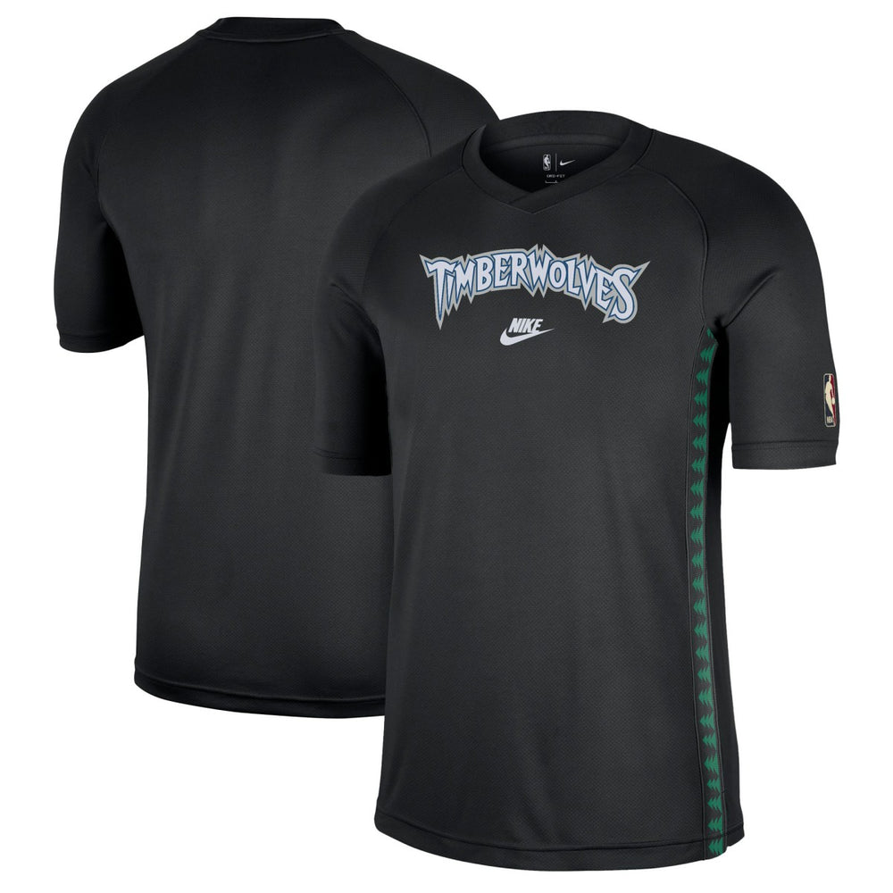 Minnesota Timberwolves Classic Edition Hardwood Classics Authentic Game Shooting T-Shirt - Black online