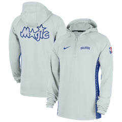 Orlando Magic 2025/26 City Edition Remix Authentic On-Court Quarter-Zip Dri-FIT Hooded Jacket - Silver for sale