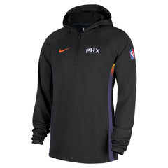 Phoenix Suns 2025/26 City Edition Remix Authentic On-Court Quarter-Zip Dri-FIT Hooded Jacket - Black sale