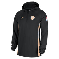 Atlanta Hawks 2025/26 City Edition Remix Authentic On-Court Quarter-Zip Dri-FIT Hooded Jacket - Black sale