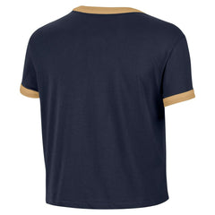 Cleveland Cavaliers Women's Classic Edition Hardwood Classics Essential Vintage Ringer T-Shirt sale - Navy shop