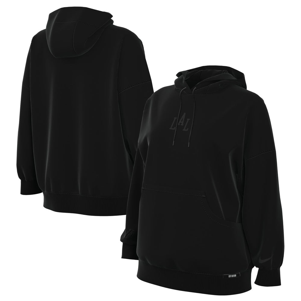 Los Angeles Lakers Women's 2025/26 City Edition Remix Premium Fleece Hoodie - Black sale