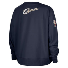 Cleveland Cavaliers Women's Classic Edition Hardwood Classics Premium Phoenix Fleece Sweatshirt sale - Navy for sale