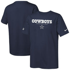 Dallas Cowboys Youth Sideline Team Issue T-Shirt - Navy sale