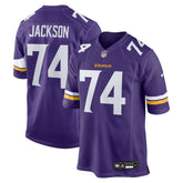Donovan Jackson Minnesota Vikings 2025 NFL Draft First Round Pick Game Jersey - Purple online