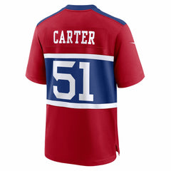 Abdul Carter New York Giants First Round Pick Alternate Game Jersey - Red sale