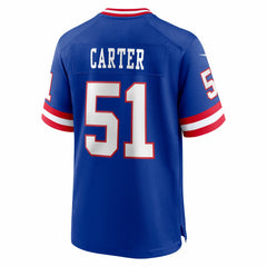 Abdul Carter New York Giants First Round Pick 2nd Alternate Game Jersey - Royal sale