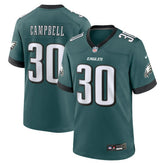 Jihaad Campbell Philadelphia Eagles 2025 NFL Draft First Round Pick Game Jersey - Green discount
