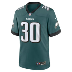 Jihaad Campbell Philadelphia Eagles 2025 NFL Draft First Round Pick Game Jersey - Green discount