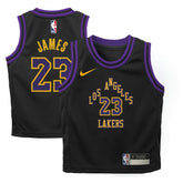 LeBron James Los Angeles Lakers Preschool 2025/26 City Edition Swingman Jersey - Black shop