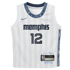 Ja Morant Memphis Grizzlies Preschool 2025/26 City Edition Swingman Jersey - White discount