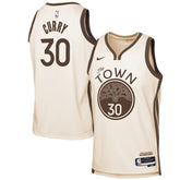 Stephen Curry Golden State Warriors Youth 2025/26 City Edition Swingman Jersey sale - Tan sale