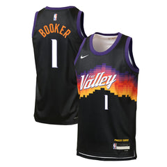 Devin Booker Phoenix Suns Youth 2025/26 City Edition Swingman Jersey - Black discount