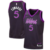 Anthony Edwards Minnesota Timberwolves Youth 2025/26 City Edition Swingman Jersey - Purple shop