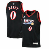 Tyrese Maxey Philadelphia 76ers Youth Swingman Jersey - Classic Edition - Black sale