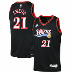 Joel Embiid Philadelphia 76ers Youth Swingman Jersey - Classic Edition - Black outlet