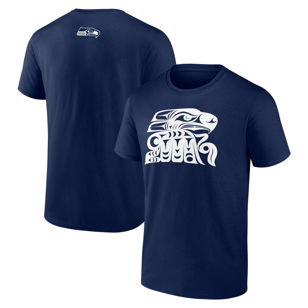 Seattle Seahawks Muckleshoot Tribe T-Shirt - College Navy outlet