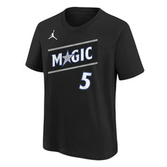Paolo Banchero Orlando Magic Jordan Brand Youth Statement Edition Name & Number T-Shirt - Black on sale