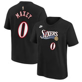 Tyrese Maxey Philadelphia 76ers Youth Name & Number T-Shirt - Classic Edition - Black outlet