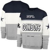 Dallas Cowboys '47 Breeze Maximalist Sweatshirt - Navy/Gray discount