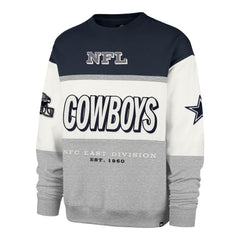 Dallas Cowboys '47 Breeze Maximalist Sweatshirt - Navy/Gray discount