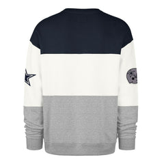 Dallas Cowboys '47 Breeze Maximalist Sweatshirt - Navy/Gray discount