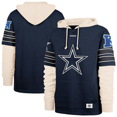 Dallas Cowboys '47 Split Zone Cornerback Duo Hoodie - Navy outlet