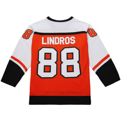 Eric Lindros Philadelphia Flyers Mitchell & Ness Big & Tall 1996-97 Blue Line 2.0 Jersey - Orange Jerseys
