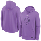 Sacramento Kings Youth 2025/26 City Edition Club Fleece Pullover Hoodie - Purple for sale