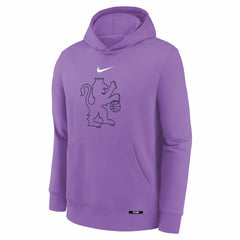 Sacramento Kings Youth 2025/26 City Edition Club Fleece Pullover Hoodie - Purple for sale