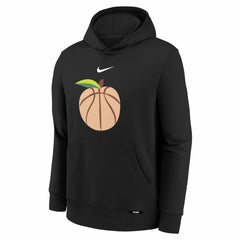 Atlanta Hawks Youth 2025/26 City Edition Club Fleece Pullover Hoodie - Black shop