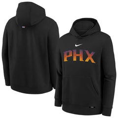 Phoenix Suns Youth 2025/26 City Edition Club Fleece Pullover Hoodie - Black outlet