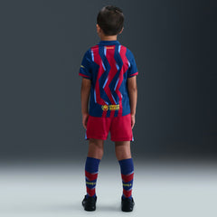 Barcelona Preschool 2025/26 Fourth Stadium Kit Set - Blue/Red for sale