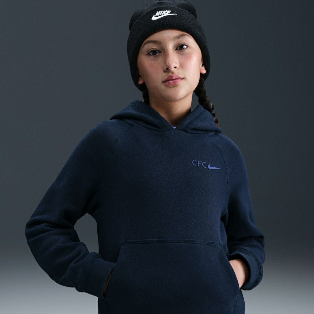 Chelsea Youth Air Raglan Hoodie - Navy sale