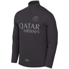 Paris Saint-Germain Strike Drill Quarter-Zip Long Sleeve Dri-FIT Top - Anthracite sale