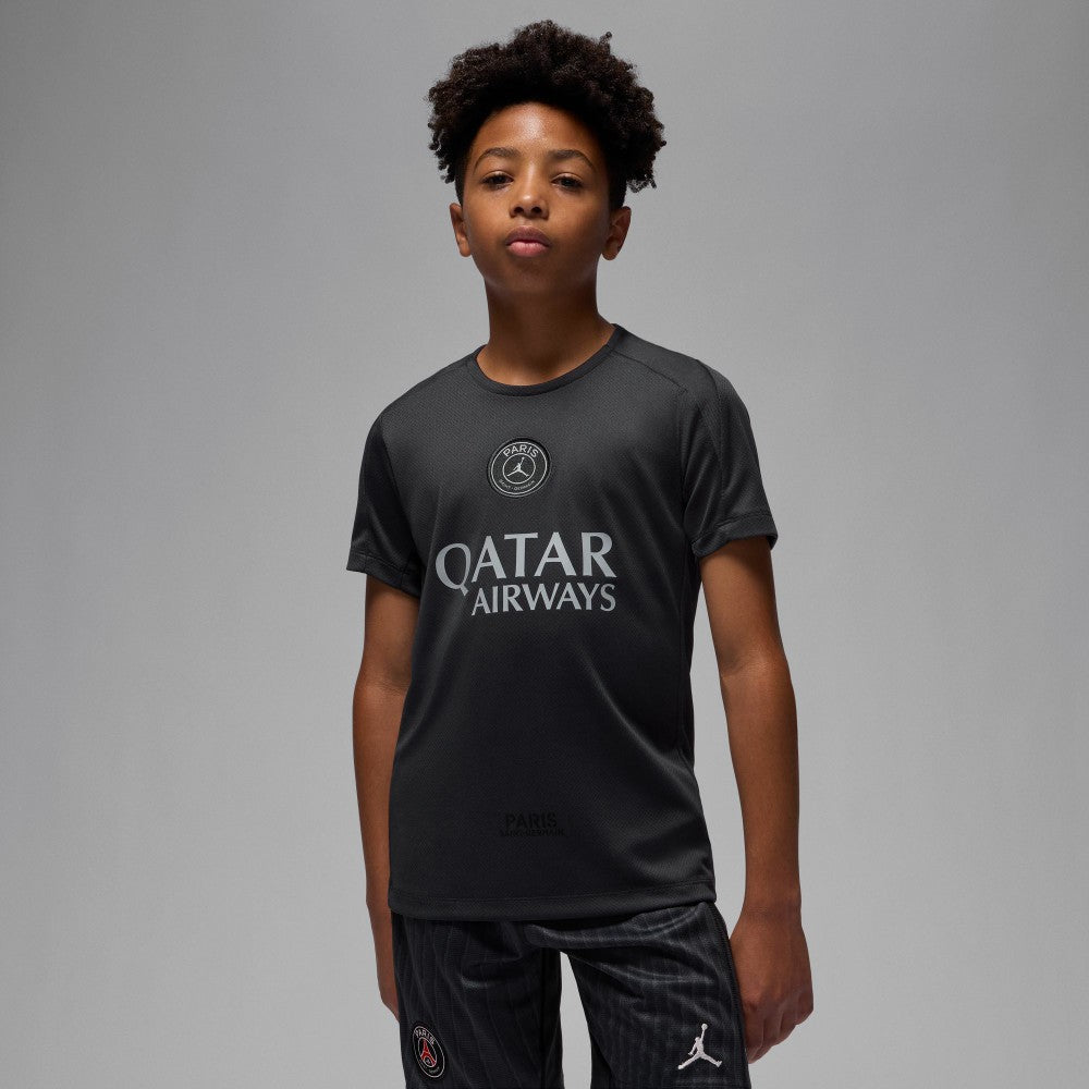 Paris Saint-Germain Jordan Brand Youth 2025/26 Strike Fourth Training Top on sale - Black