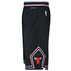 Chicago Bulls Youth 2025/26 City Edition Swingman Performance Shorts - Black cheap