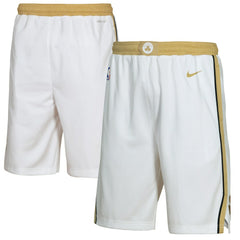 Boston Celtics Youth 2025/26 City Edition Swingman Performance Shorts - White discount