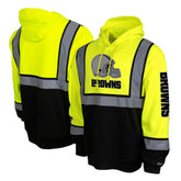 Cleveland Browns High-Visibility Safety Hooded Sweatshirt - Yellow discount