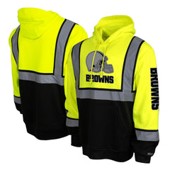 Cleveland Browns High-Visibility Safety Hooded Sweatshirt - Yellow discount