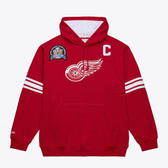 Steve Yzerman Detroit Red Wings Mitchell & Ness 1997 Name & Number Premium Pullover Hoodie - Scarlet Hoodies