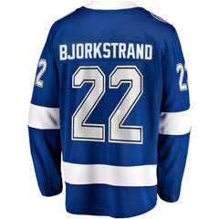 Oliver Bjorkstrand Tampa Bay Lightning Fanatics Home Breakaway Jersey - Blue Jerseys