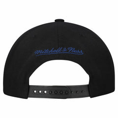 Tampa Bay Lightning Mitchell & Ness Retro Script Colorblock Snapback Hat - Black Hats