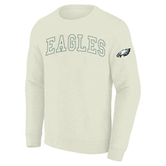 Philadelphia Eagles Profile Big & Tall Fleece Sweatshirt - Cream cheap