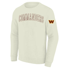 Washington Commanders Profile Big & Tall Fleece Sweatshirt - Cream outlet