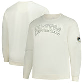 Green Bay Packers Profile Big & Tall Fleece Sweatshirt - Cream for sale