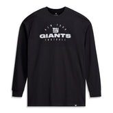 New York Giants Big & Tall Coverage Scheme Long Sleeve T-Shirt - Black on sale