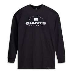 New York Giants Big & Tall Coverage Scheme Long Sleeve T-Shirt - Black on sale