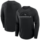 Arizona Cardinals Big & Tall Coverage Scheme Long Sleeve T-Shirt - Black on sale